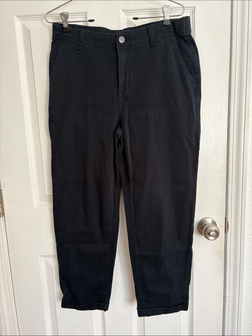 GAP Women's Black Cropped Chino Pants